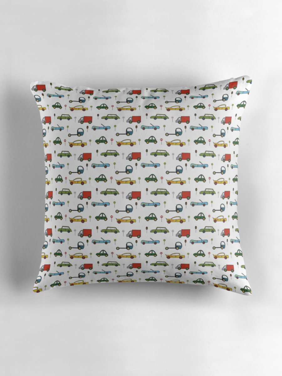 Cars Nursery Cushion Cover 16 inch