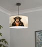 Monkey Print Lampshade - Fun Monkey Portrait Lampshade - Image 3