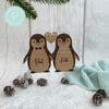 Luxury personalised Christmas Decoration Penguin Christmas Decoration