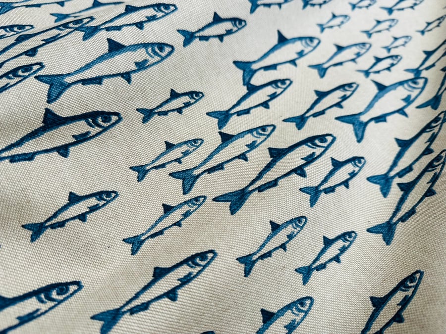 Sardines Round Tablecloth  135cm 
