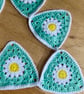 crochet bunting, daisy bunting, crochet garland - Image 2
