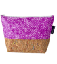 Makeup bags purple spots and cork  - Image 2