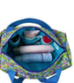 Large wash bag in Liberty cotton, floral toiletries bag with handles and pocket. - Image 2