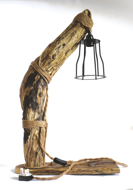 Driftwood lamp