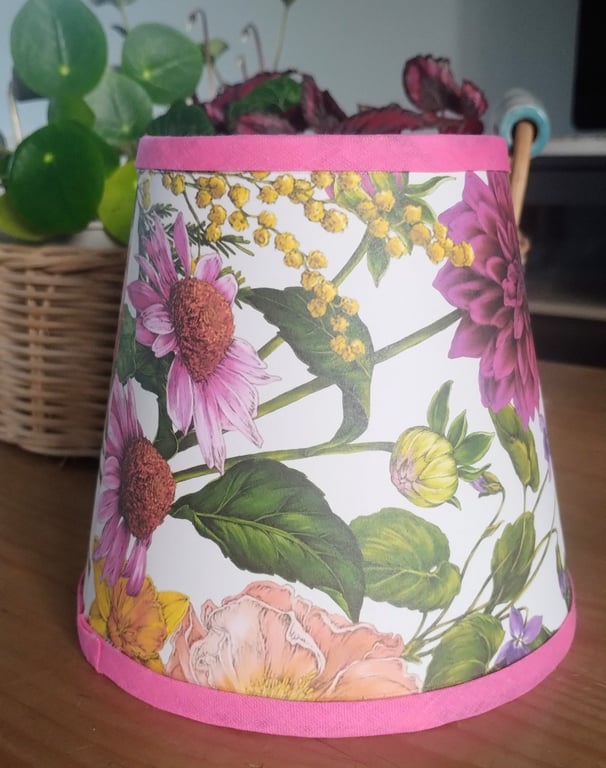 Bountiful Blooms Paper Empire Lampshade.