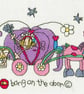 Bang on the door - fairy girls party cross stitch chart - Image 1