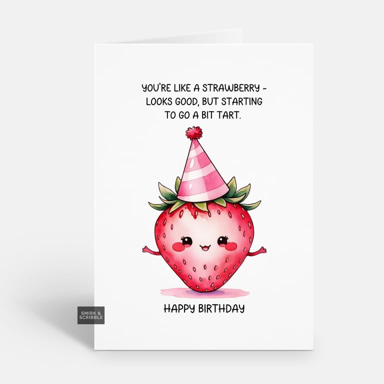 Unique Funny Birthday Card For Him Or Her 