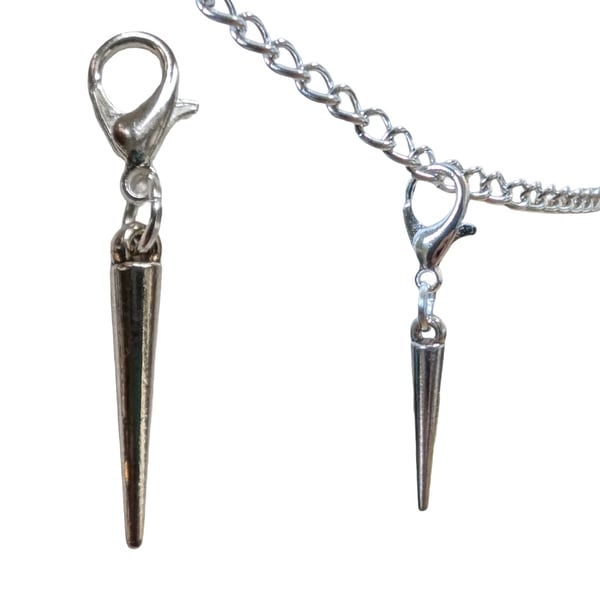 Detachable spike charm