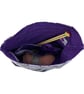 two at a time knitting bag with dogs, sock sack, drawstring divided pouch,  - Image 3