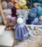 Digital PDF pattern Cottage Style Donkey Amigurumi Crochet Pattern, Woodland Toy
