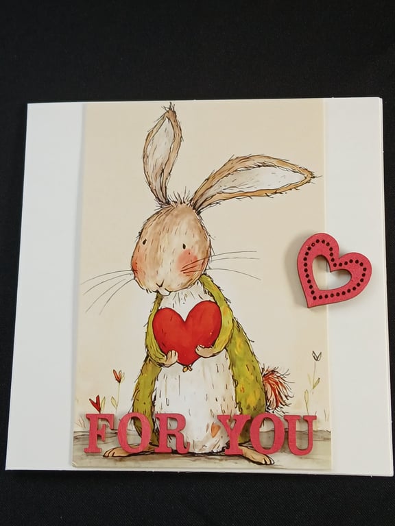 Handmade blank card 