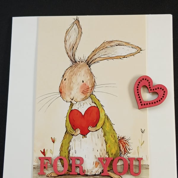 Handmade blank card 