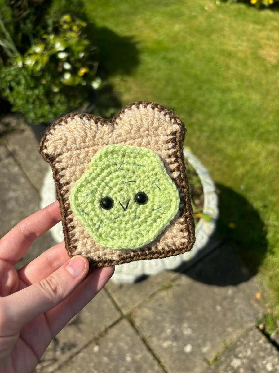 Crochet Toast and Avocado