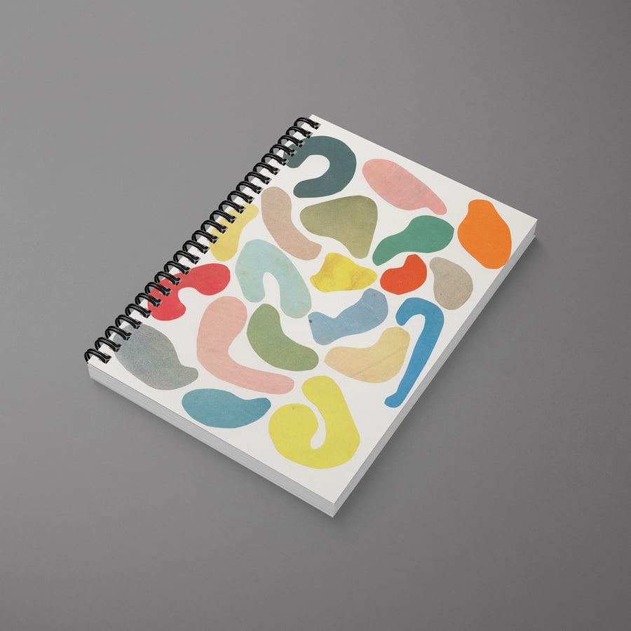 Abstract Spiral Notebook - Organic