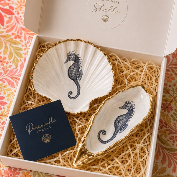 Seahorse Trinket Dishes 