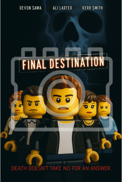 FINAL DESTINATION - LEGO-Inspired A4 Movie Poster Print - Ready to Frame