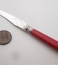 Lay it on thick, vintage spreader, red handle, handstamped - Image 4