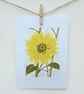 Sunflower - linoprint - Image 1