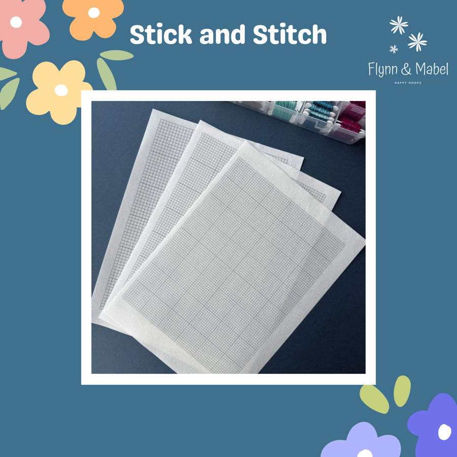 Stick and Stitch Grid Paper