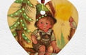Wooden Hanging Hearts