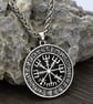 Vegvisir Odin Compass Necklace DnD Magical Item - Image 4