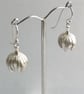 Silver hand made architectural drops - Image 1