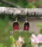 Silver and Copper Bluebell Dangle  Earrings - Image 7