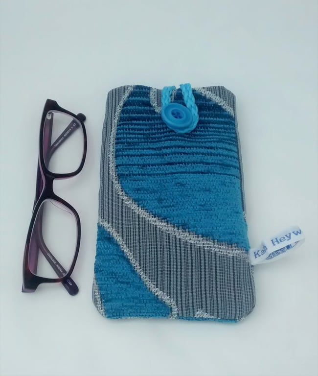 Glasses Case, Soft Fabric Handmade Pouch 