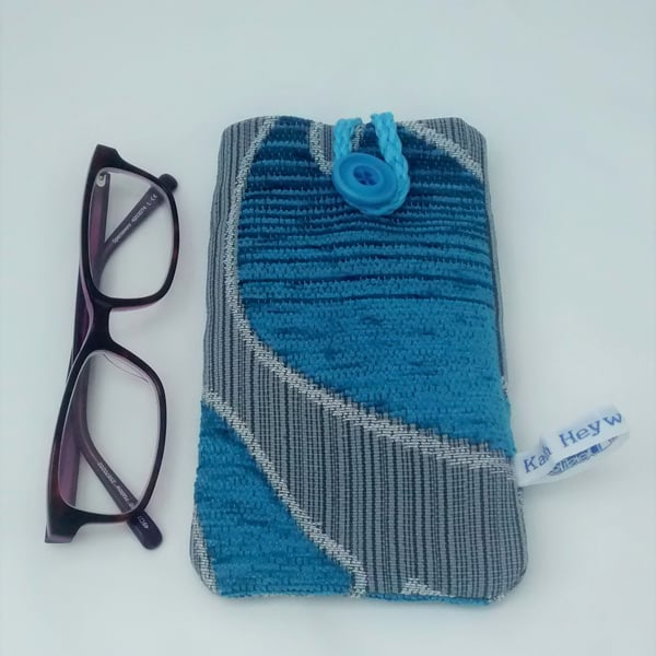 Glasses Case, Soft Fabric Handmade Pouch 