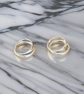 Duo Interlinked Silver Ring - Image 6