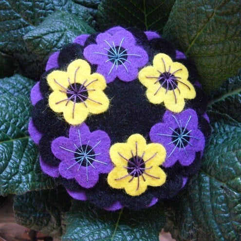 Spring Primulas Brooch