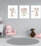 Fashion girl wall prints, Little fashionista wall art, girls room wall decor - Image 2
