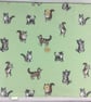Straight and circular knitting needle case with cats print, heavy weight storage - Image 3