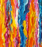 Impasto Abstract Acrylic Painting on Birch Panel - Image 3