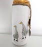Duck decoupaged container for pens, flowers bits and pieces - Image 4