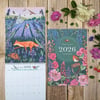 2023 Illustrated Wall Calendar of Wildlife and Flowers