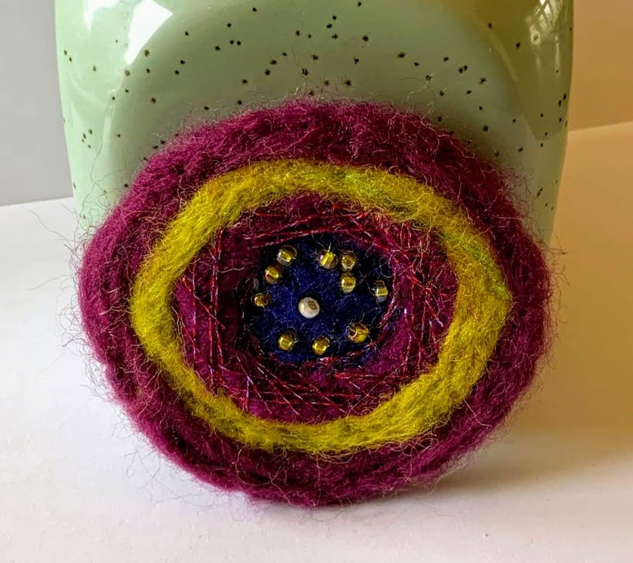 Merino Felted Wool Brooch