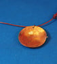 Bat in Clouds Circular Copper Pendant - Image 5