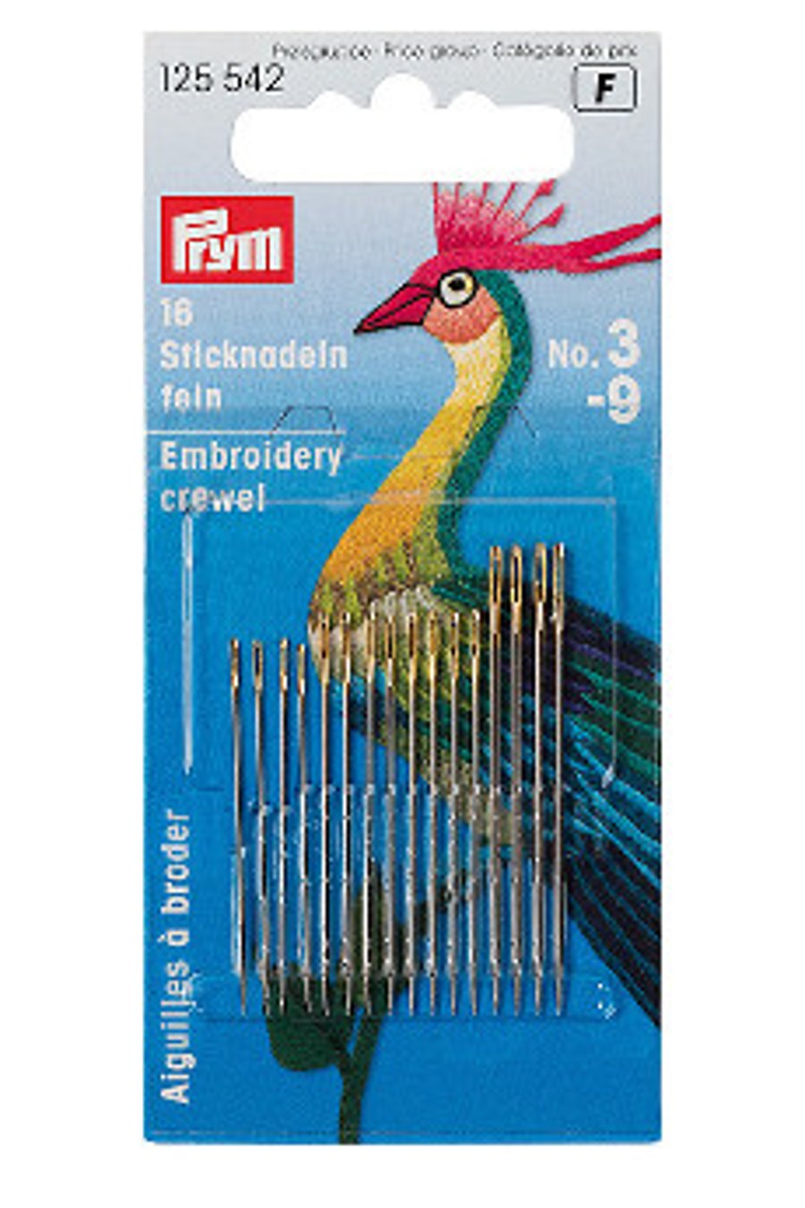 Prym Hand Embroidery Crewel with Gold Eye