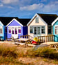 Beach Huts Hengistbury Head Dorset Coast Photograph Print