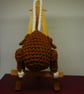 Crochet Christmas turkey decoration. - Image 2