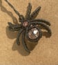 Spider necklace, adjustable, custom colour - Image 3