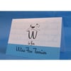 W is for Wire Fox Terrier Greeting Card