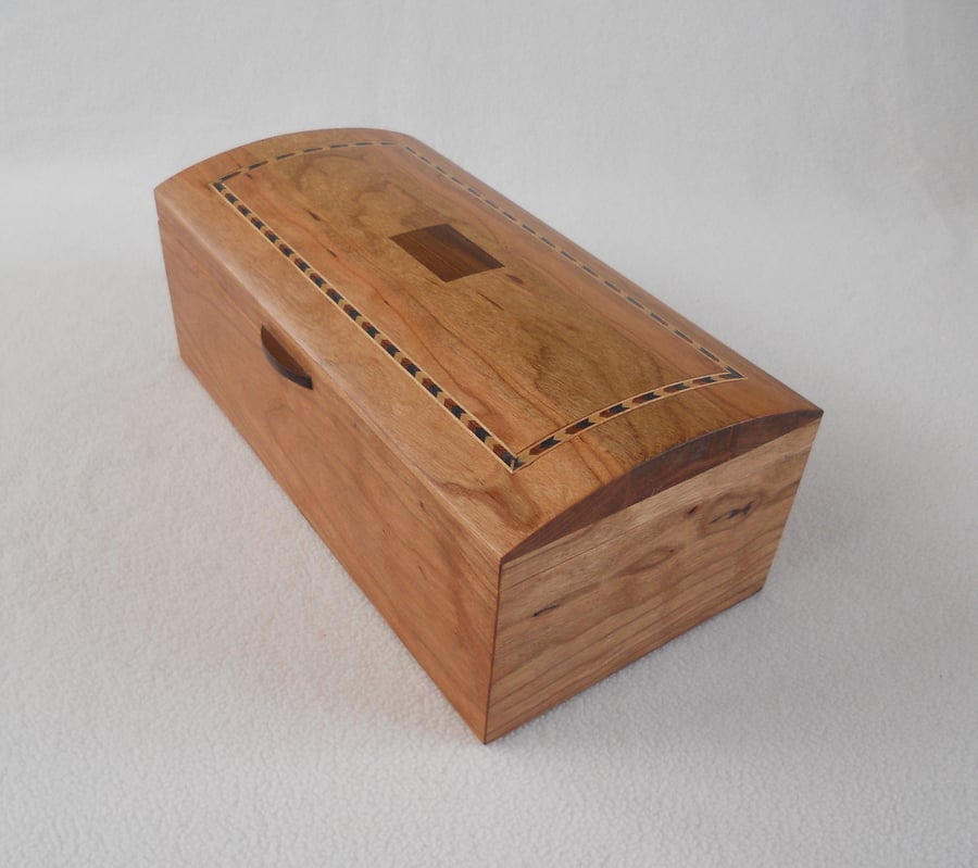 Jewellery Casket - Solid Cherry