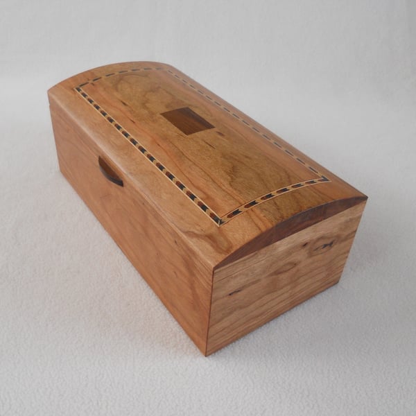 Jewellery Casket - Solid Cherry