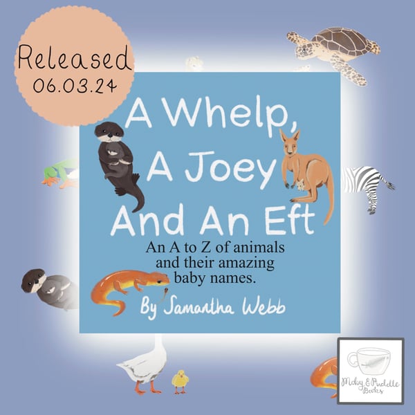 Preorder - A Whelp, A Joey And An Eft. An Animal A-Z with baby names book 