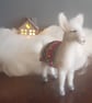 Needle felted llama, Animal ornament, Llama, Quirky decor - Image 2