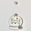 Special Order for Sherry - 'Dreaming of a White Christmas' - Hanging Decoration