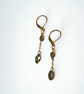 Gold & Green Crystal Drops - Image 2