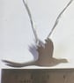 Flying Pheasant Silhouette Necklace Pendant - Image 3